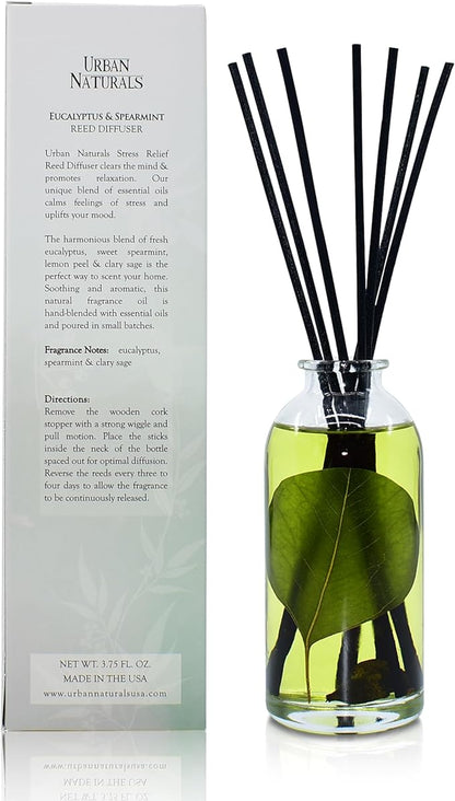 Urban Naturals Eucalyptus Spearmint Stress Relief Aromatherapy Diffuser Gift - Image 4