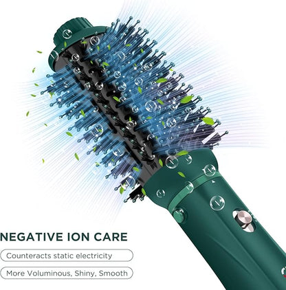 IG INGLAM Hair Dryer Brush, 4-in-1 Detachable Blow Dryer Brush, Ionic Diffuser - Image 4