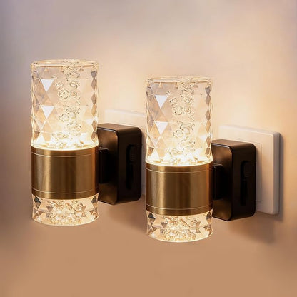 HSPRODGD Night Lights Plug into Wall, 2 Pack 3000K Dimmable LED Night Light by Unknown