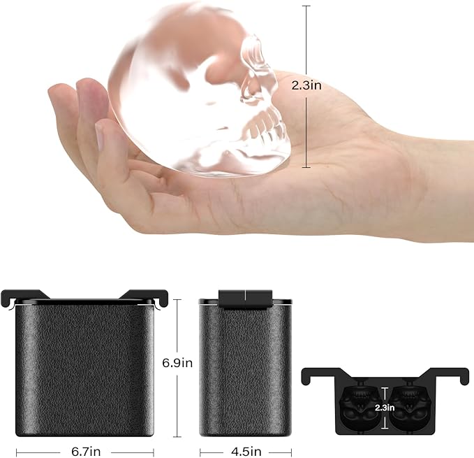 Skull 3D Ice Ball Maker - Image 3