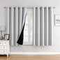ChrisDowa 100% Blackout Curtains 63 inch Long by ChrisDowa