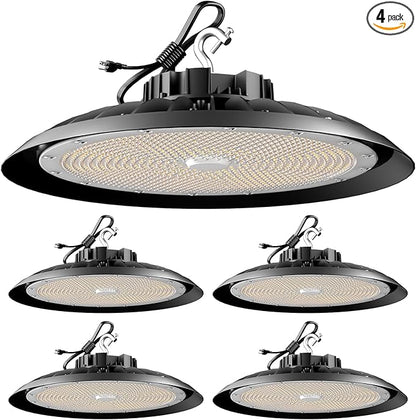 ACOHOOK 420W LED High Bay Light 5000K Daylight UFO Commercial Bay Light by ACOHOOKCommittedToProvidingCost-EffectiveProductsQualityServices