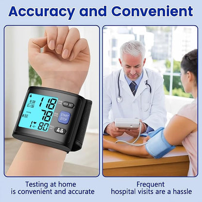 Blood Pressure Monitor Wrist Blood Pressure Cuff Automatic BP Machine - Image 6