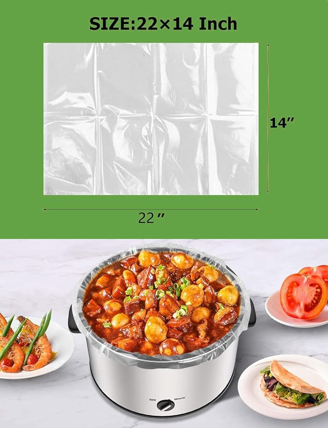 30×Slow Cooker Liners and Cooking Bags, Extra Large Cooking Liner Disposable - Image 3