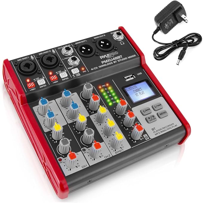 Pyle Studio Audio Sound Mixer Board by PyleUSA