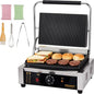 Bonnlo 811E Commercial Sandwich Make, 2200W Stainless Steel Countertop Panini by Bonnlo