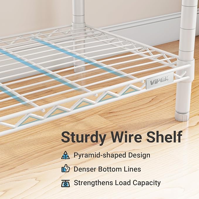 VIPEK V5 Plus Portable Closet Wardrobe Heavy Duty Clothes Rack, Large Free - Image 7