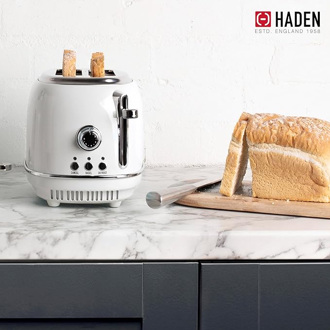 Haden Heritage 2-Slice Wide-Slot Toaster, Stainless-Steel Bread Toaster - Image 6