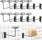 Blulu 12 Pcs Hat Displayer for Gridwall, Metal Hat Helmet Rack Retail Store by Blulu