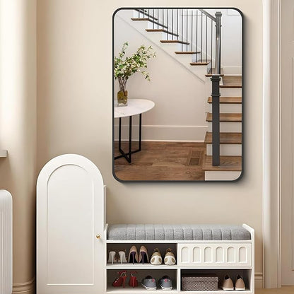 FORBATH Bathroom Mirror 30" X 40", Large Rectangular Wall Mirror - Image 3