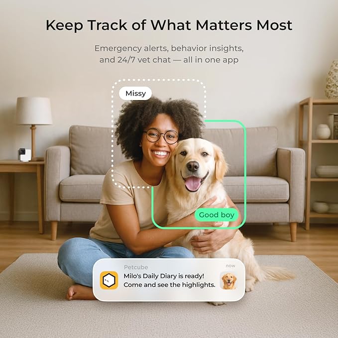 Petcube Cam 360 The Pack of 3 Camera | Ultimate Interactive WiFi Pet and Home - Image 2