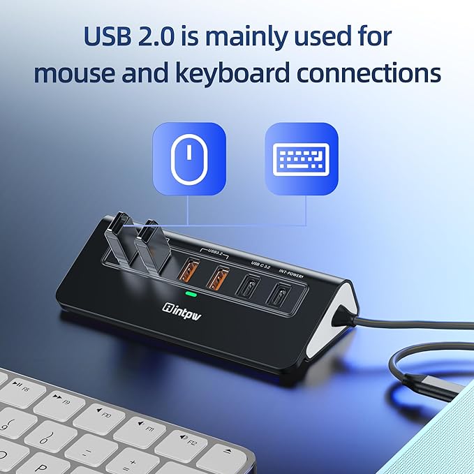 P9R PRO USB C Hub Ethernet, 10Gbps Laptop Docking Station 10-in-1 - Image 8