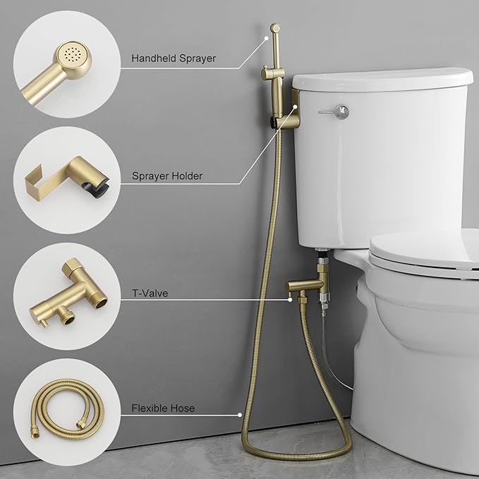 Handheld Bidet Sprayer for Toilet, Handheld Sprayer Attachment for Toilet - Image 6