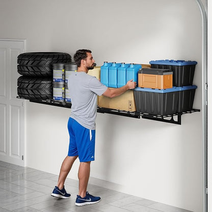 FLEXIMOUNTS 2x6ft Garage Shelving Wall-Mounted, Holds Up to 400 lbs, Garage - Image 2
