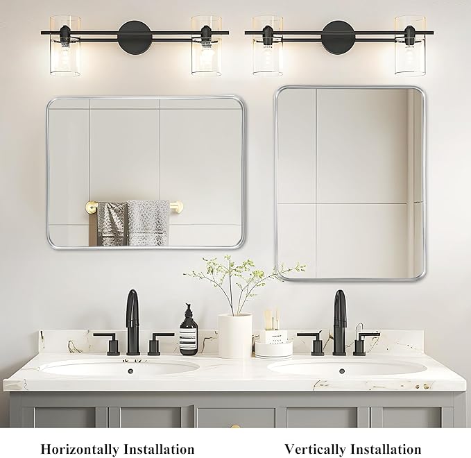 Fabuday Silver Bathroom Mirror - Image 5