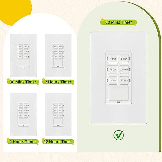 TG 1-Hour Countdown Timer Switch, - Image 6