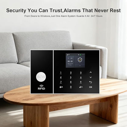 LWOHSI Alarm System for Home Security, WiFi+GSM 4G Wireless Alarm System - Image 3