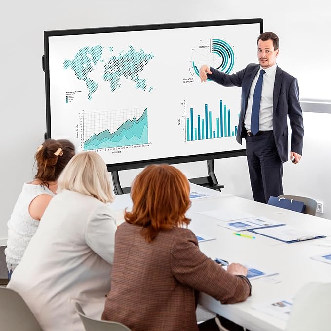 Chabatree Smart Board, Digital Smart Boards Electronic Smart Whiteboard 4K - Image 6