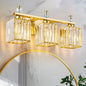 FDPBY Bathroom Vanity Lights 3-Light Modern Crystal Vanity Light Gold Bathroom by FDPBY