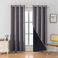 Anytime 100% Blackout Curtain 2 Panels Set, Thermal Insulated Window Drapes by Anytime