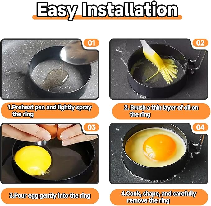 4 Pack Egg Ring Compatible - Image 4