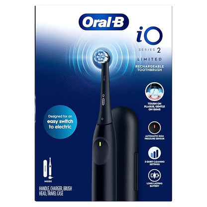 Oral-B iO Simple Clean Rechargeable Electric Powered Toothbrush, Night Black - Image 10