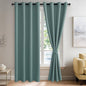 JIUZHEN Stone Blue Blackout Curtains by JIUZHEN