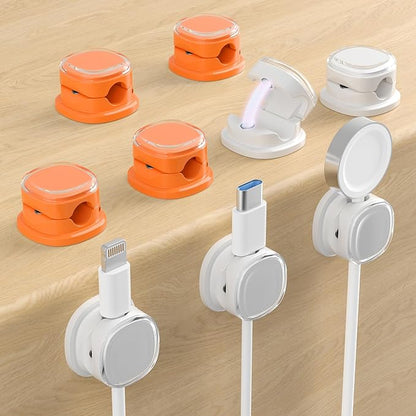 Magnetic Cable Clips, Adjustable Cord Holder Management, Adhesive Wire Keeper by COOCAT