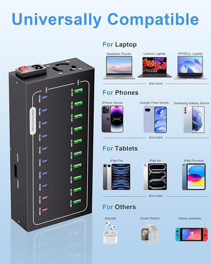690W USB Charging Station, 20 Port Fast Charging Station - Image 7