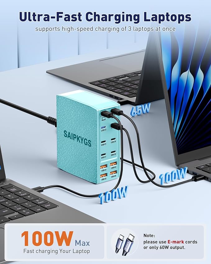 SAIPKYGS Charging Station, 12-Port USB C Charger Block - Image 3