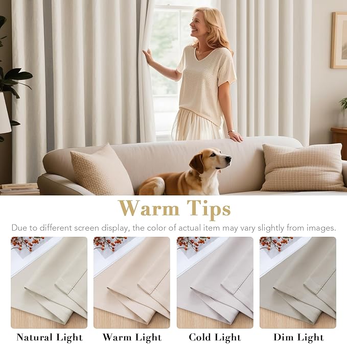 H.VERSAILTEX Blackout Curtains for Bedroom Thermal Insulated Room Darkening - Image 5
