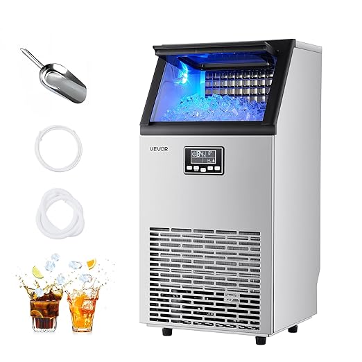 VEVOR Commercial Ice Maker Machine, 100 lbs/24h by VEVOR