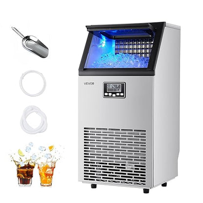 VEVOR Commercial Ice Maker Machine, 100 lbs/24h by VEVOR