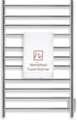 WarmlyYours Malta Heated Towel Rack, 11-Bar Electric Towel Warmer, Hardwired by WarmlyYours