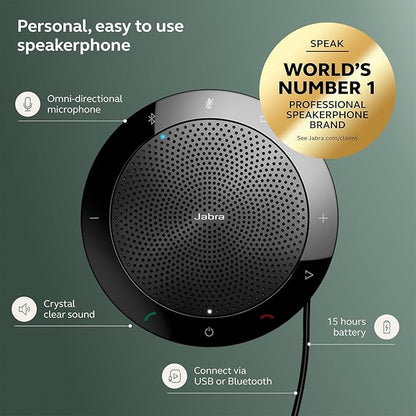 Jabra Speak 510 Portable Wireless Bluetooth Speaker - Image 2