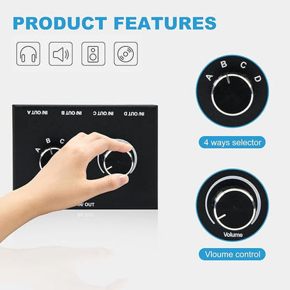 AV Access 4 Port Audio Switcher - Image 4