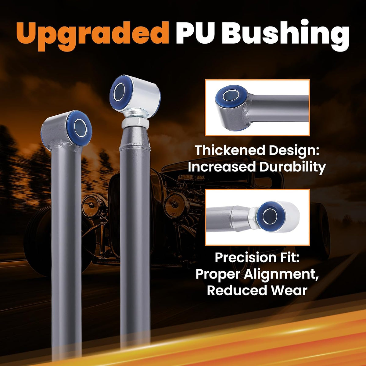 maXpeedingrods Adjustable Universal Parallel 4 Link Kit