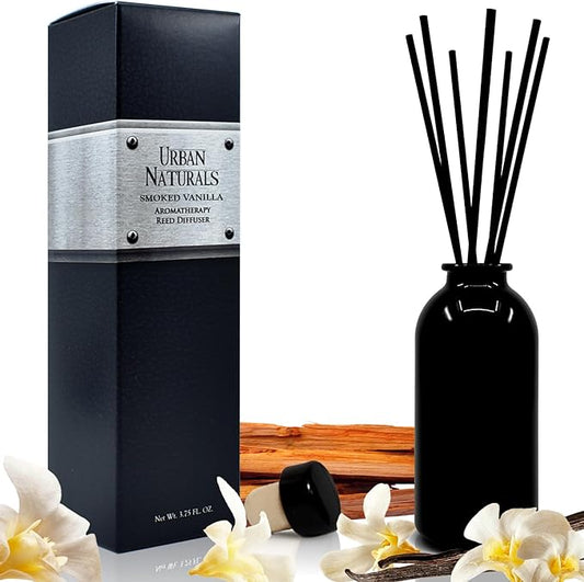 Urban Naturals Smoked Vanilla Reed Diffuser Set by UrbanNaturals