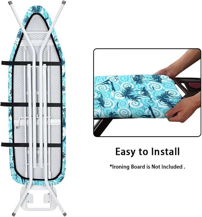 ZCFYGDX 14" x 45" Ironing Board Cover Scorch Resistant, Wear & Soil Resistant - Image 4