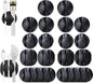 OHill 16-Pack Black Cord Organizer by OHill