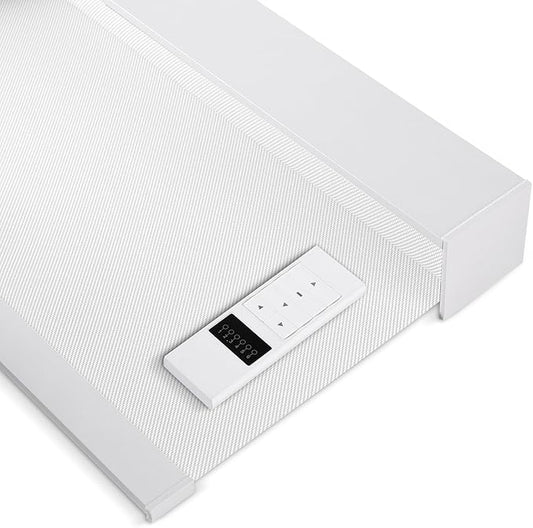 Tipiace Motorized Blinds with Remote Window Roller Shade Wireless Rechargeable by Tipiace