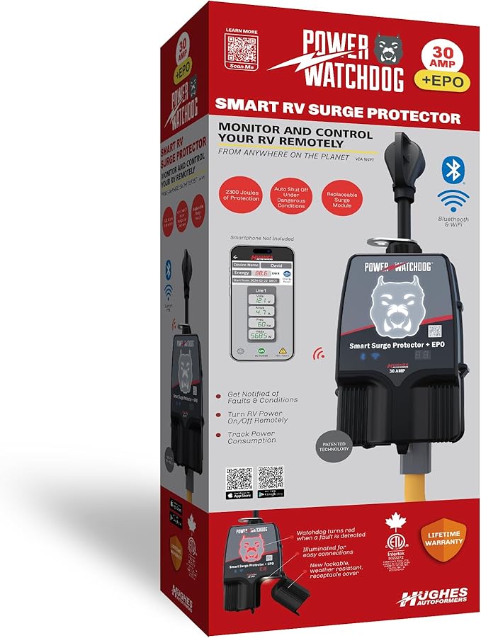 Power Watchdog PWD30EPOW Smart RV Portable Surge Protector 30 Amp - Image 3