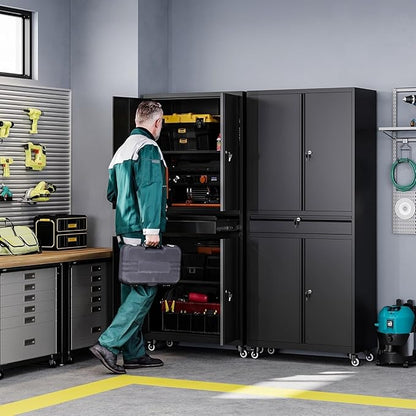Letaya Metal Garage Storage Cabinet - Image 2