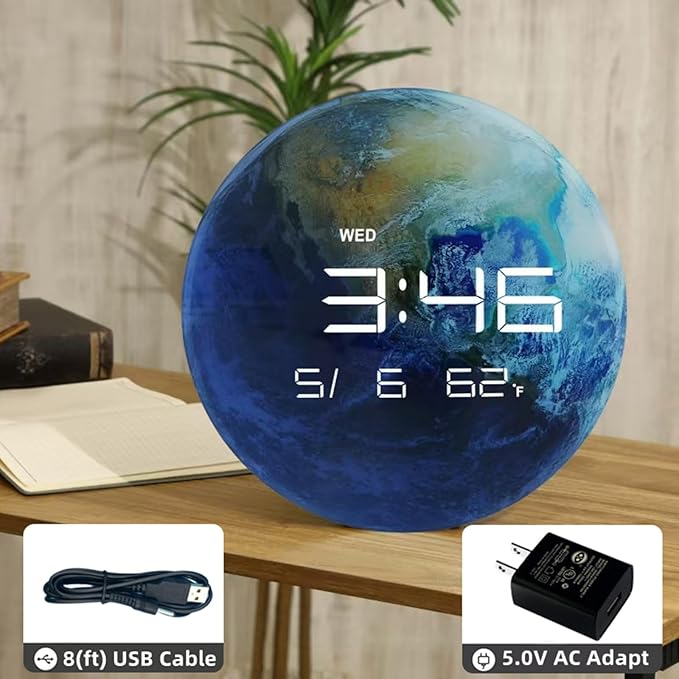 Nbdeal 13" Digital Wall Clock - Image 3