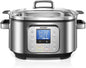 HOUSNAT Slow Cooker, 10 in 1 Programmable Cooker, 304 Stainless Steel Rice by HOUSNAT