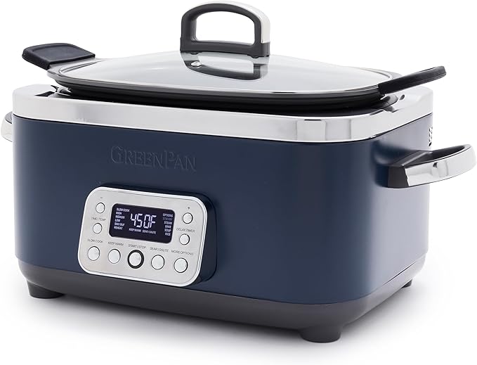 GreenPan Elite 14-in-1 Nonstick 6QT Electric Slow Cooker, PFAS-Free Ceramic by GreenPan