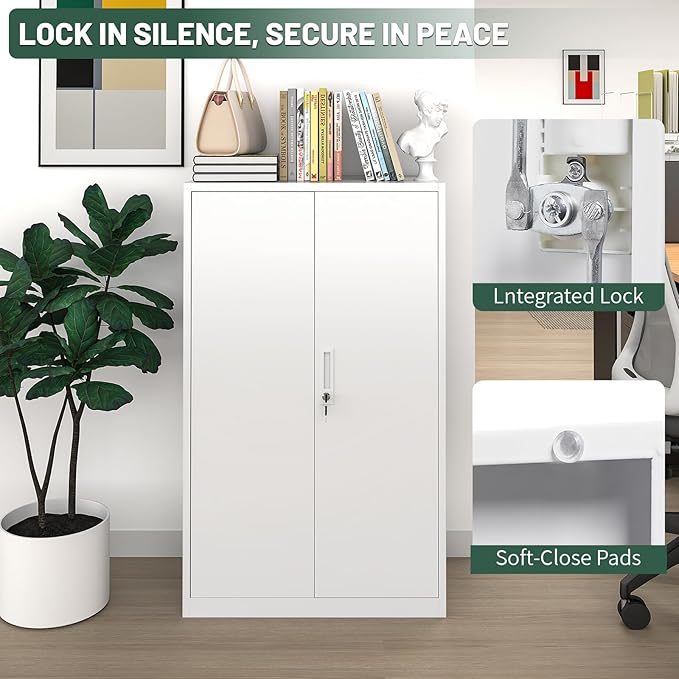 42" Folding Metal Storage Cabinet - Image 7