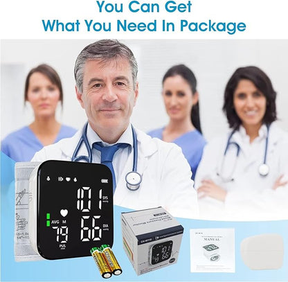 Greetmed Wrist Blood Pressure Monitor Automatic Talking Wrist Blood Pressure - Image 7