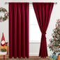 JIUZHEN Christmas Blackout Curtains by JIUZHEN