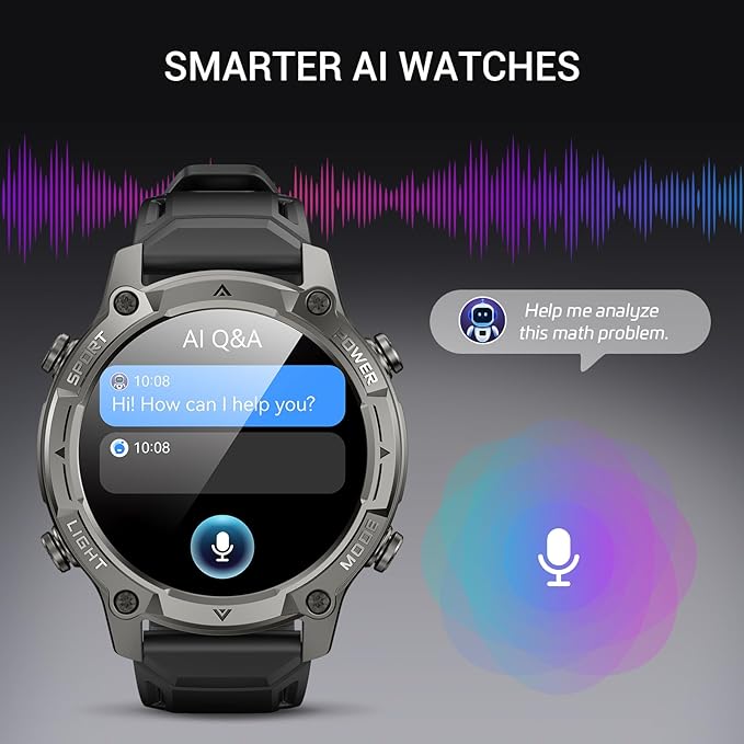 2026 AI Smart Watch with Standalone GPS & Offline Maps, 5ATM Waterproof - Image 5